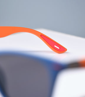 BONDI MATTE BLUE - VIOLET ORANGE FRAME - BLACK LENS SPEX