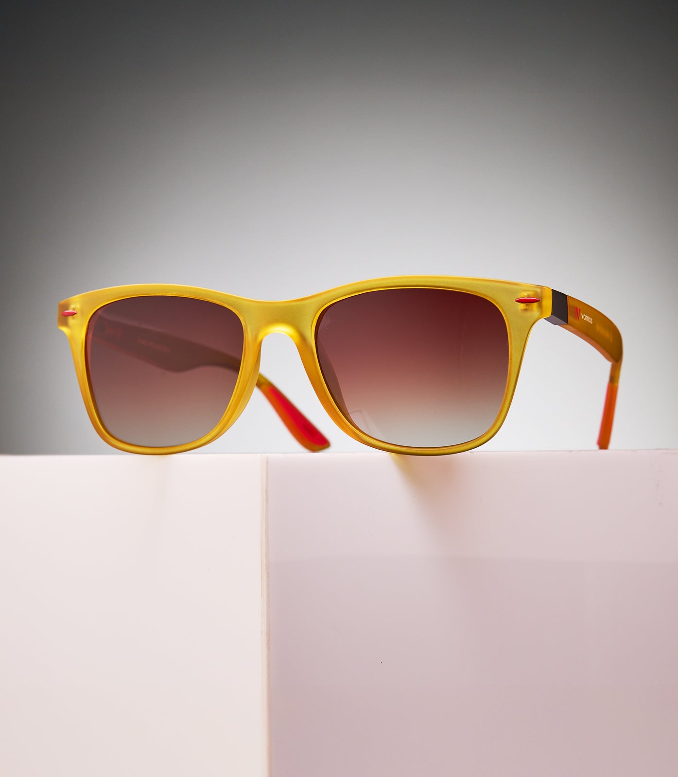 BONDI CLEAR YELLOW FRAME - AMBER LENS SPEX
