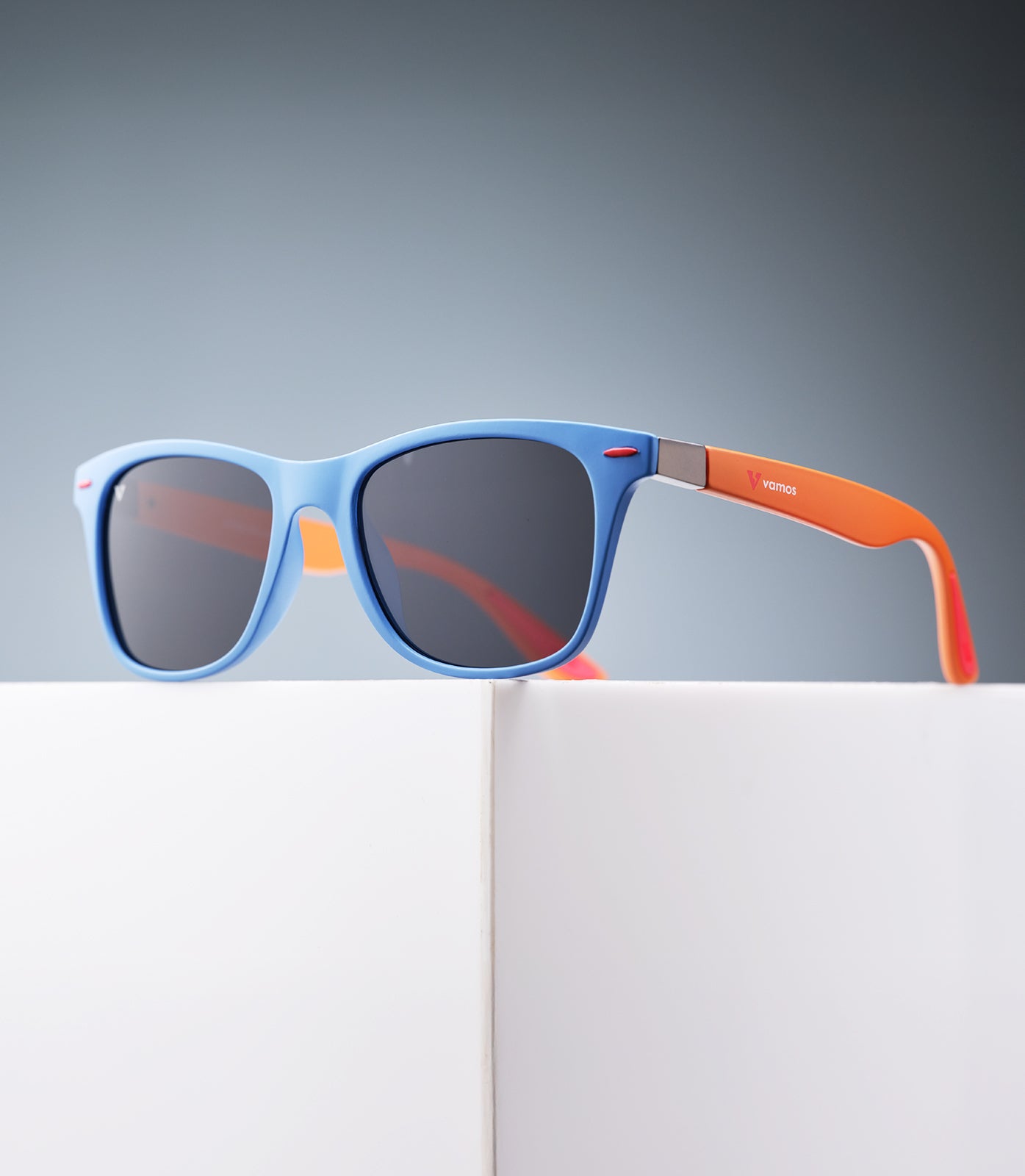 BONDI MATTE BLUE - VIOLET ORANGE FRAME - BLACK LENS SPEX