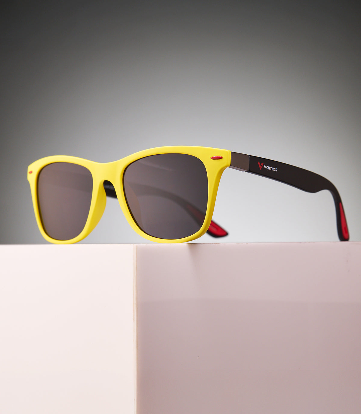 BONDI MATTE YELLOW/BLACK FRAME - BLACK LENS SPEX