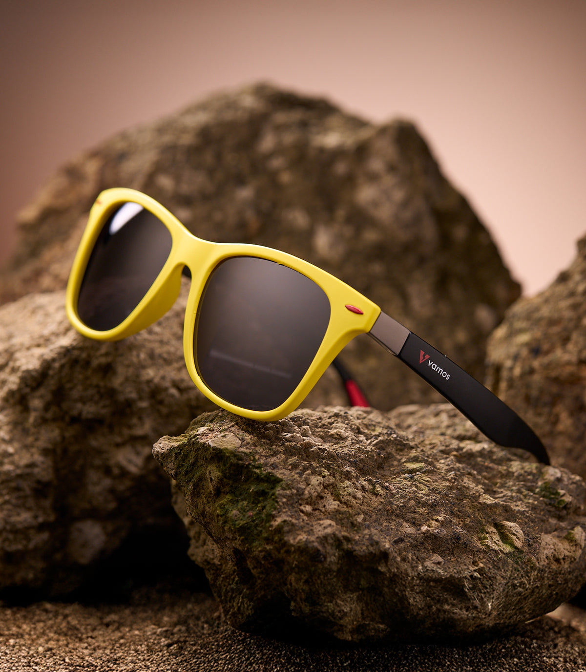 BONDI MATTE YELLOW/BLACK FRAME - BLACK LENS SPEX
