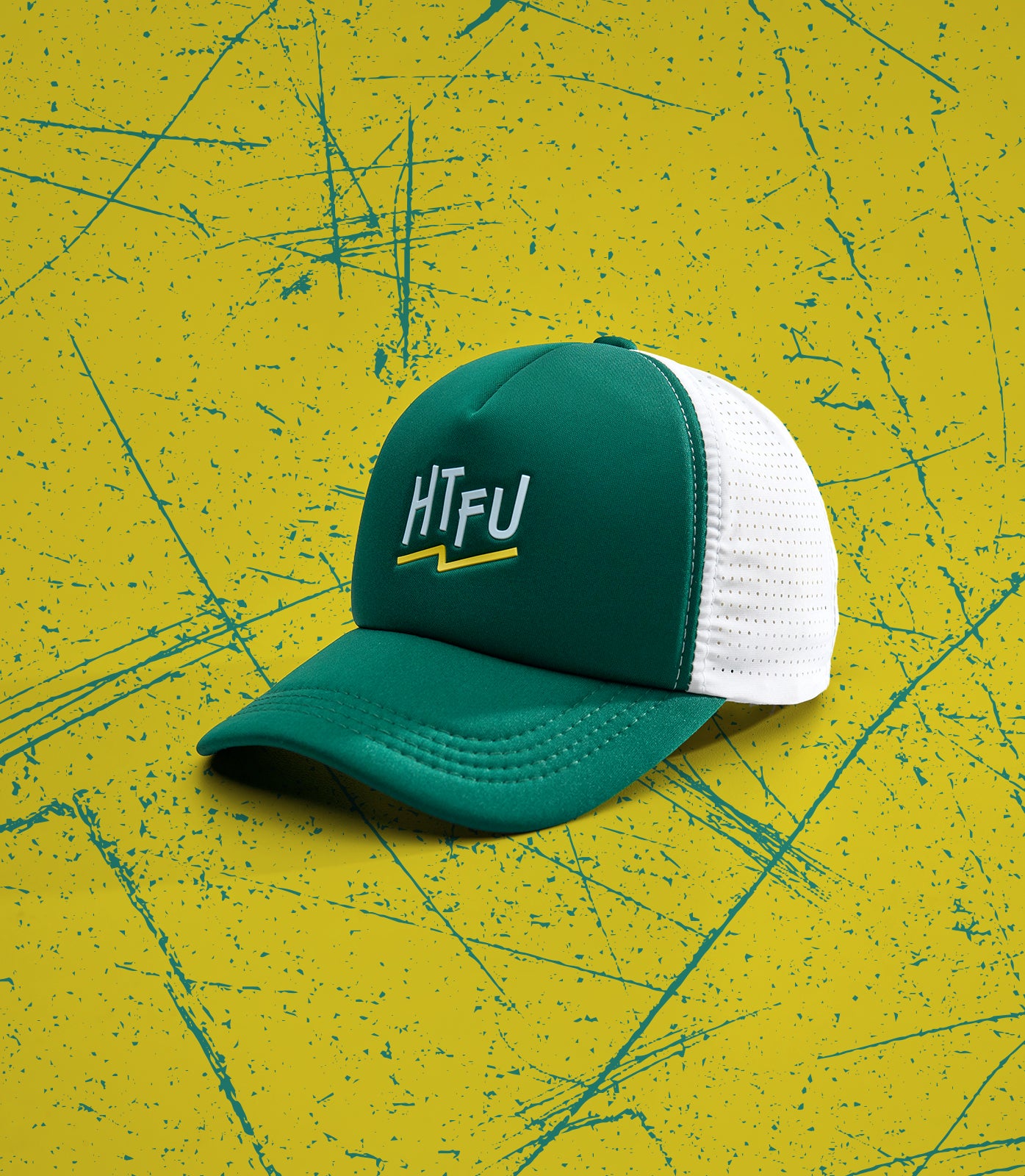 BRODY PERF+ VAMOS TRUCKER CAP (GREEN/WHITE)