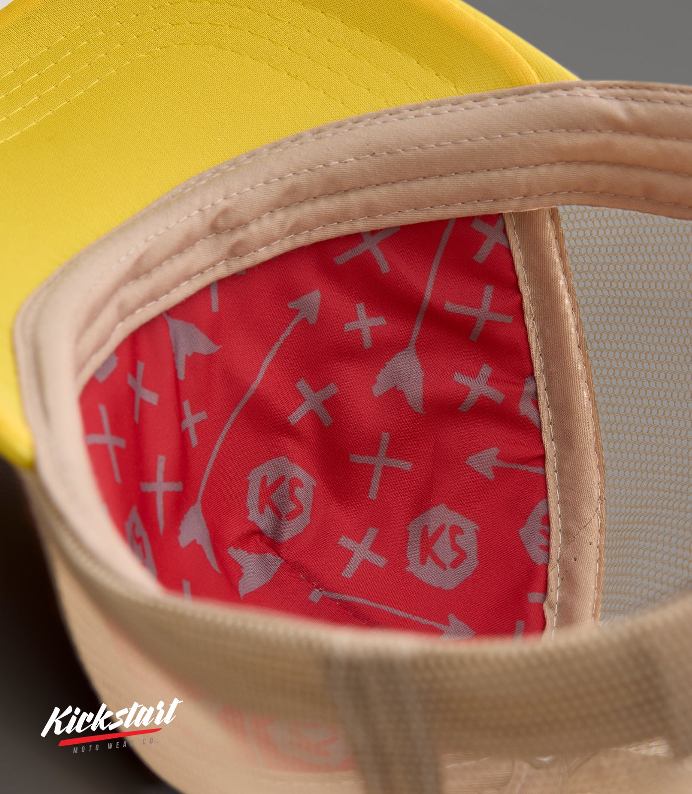 CHOP (MAROON/YELLOW) KICKSTART TRUCKER CAP