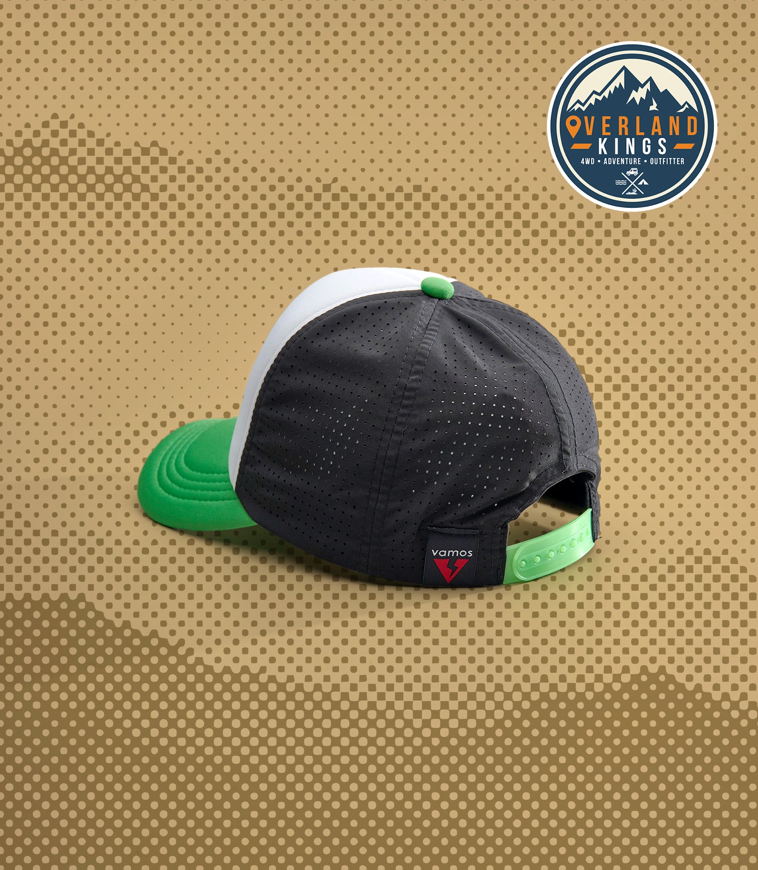 COLORADO (WHITE/BLACK/GREEN) OK PERF+ TRUCKER CAP
