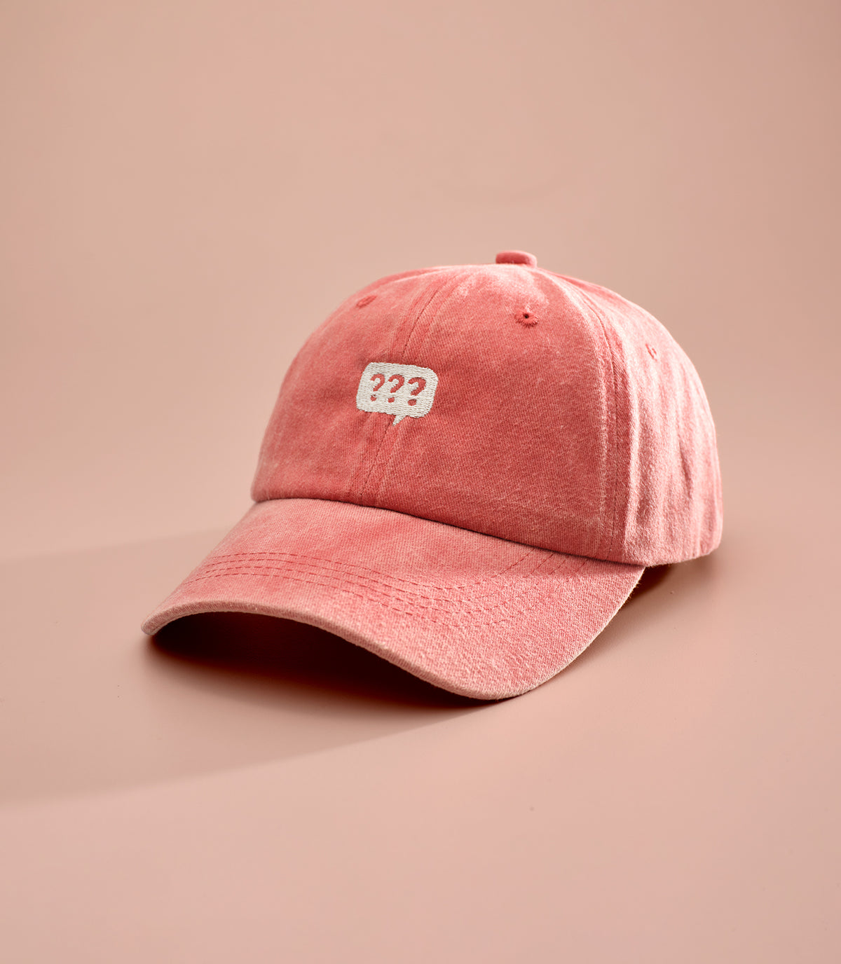 CONNIE (MAROON) BELLA WASHED BASEBALL CAP