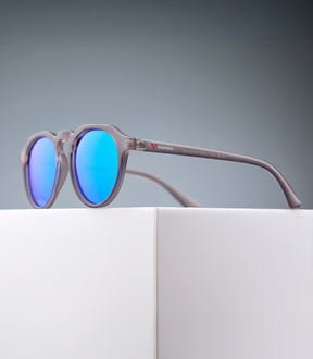 CORINZIO CLEAR GRAY FRAME - BLUE LENS SPEX