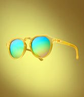 CORINZIO CLEAR YELLOW FRAME - RAINBOW LENS SPEX