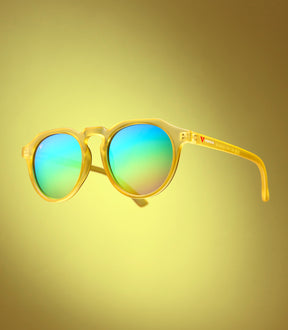 CORINZIO CLEAR YELLOW FRAME - RAINBOW LENS SPEX