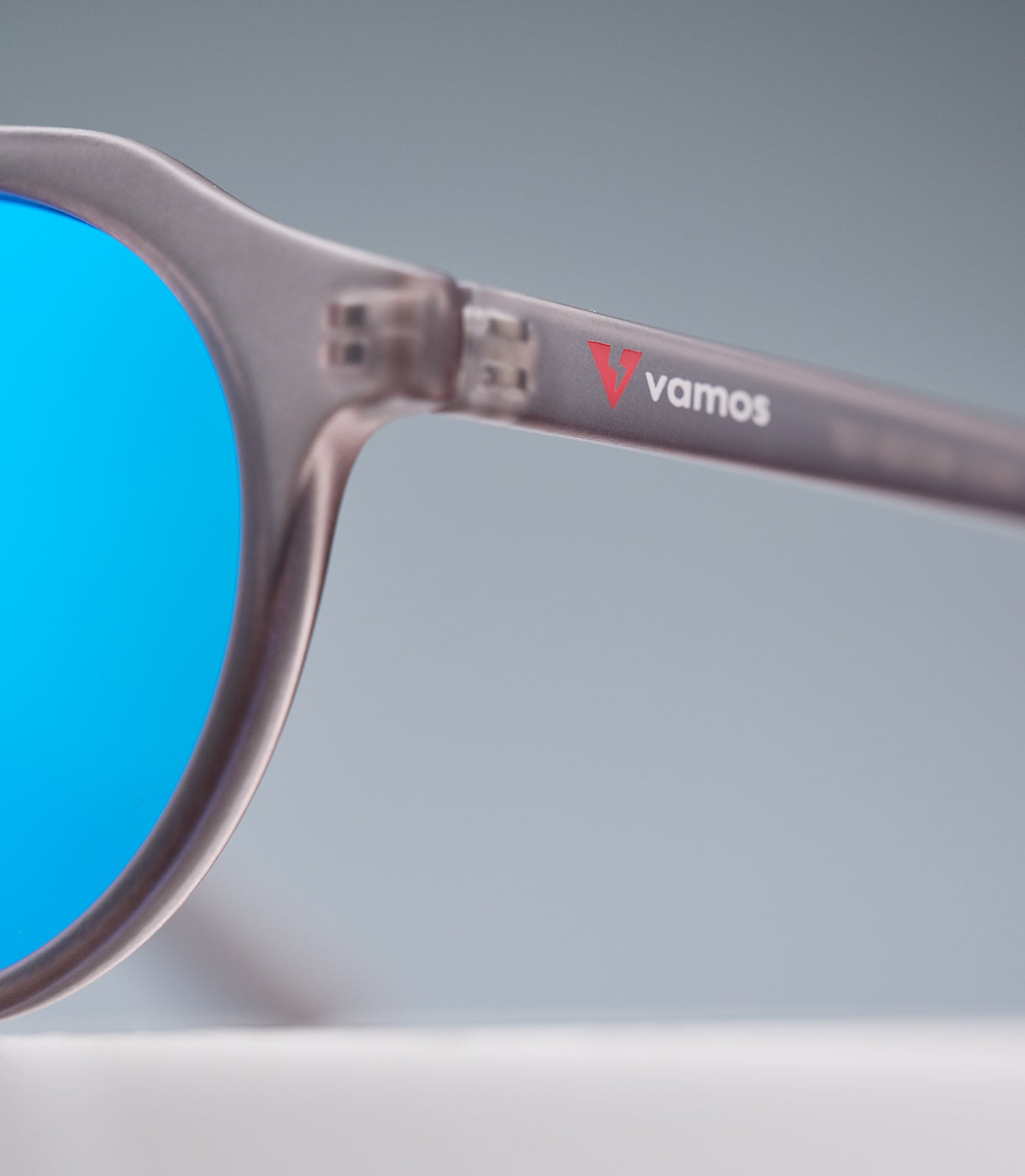 CORINZIO CLEAR GRAY FRAME - BLUE LENS SPEX