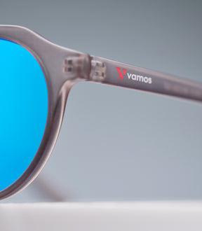 CORINZIO CLEAR GRAY FRAME - BLUE LENS SPEX