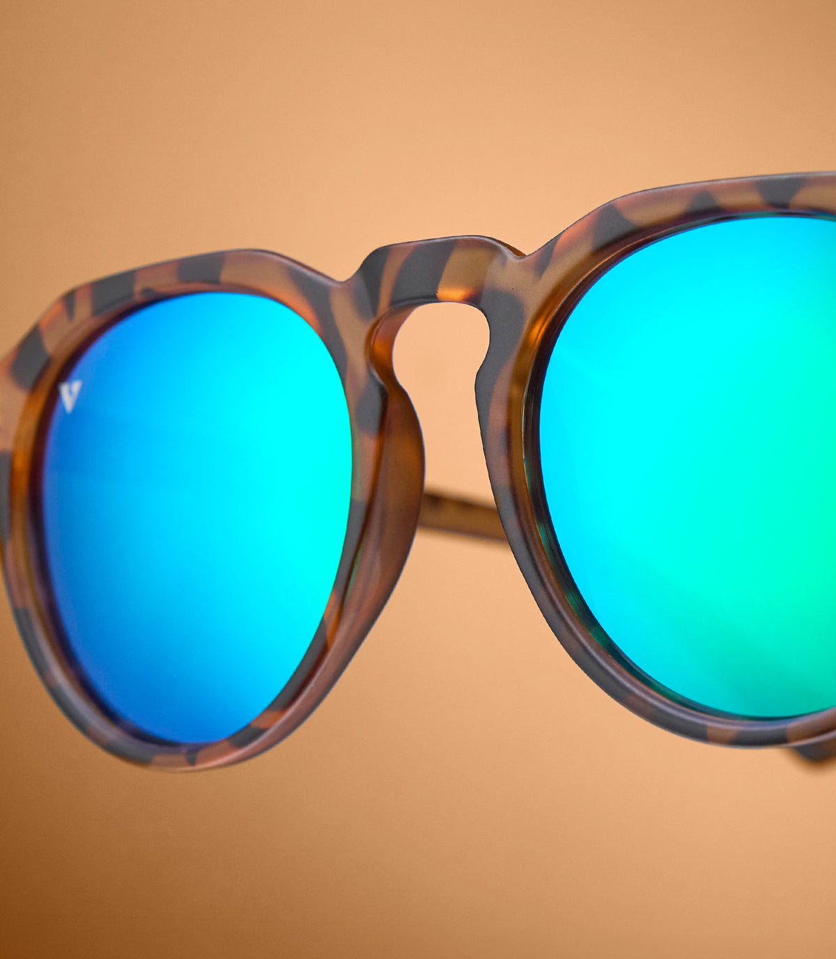 CORINZIO TORTOISESHELL FRAME - LIGHT BLUE LENS SPEX