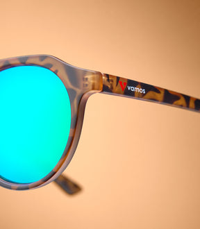 CORINZIO TORTOISESHELL FRAME - LIGHT BLUE LENS SPEX
