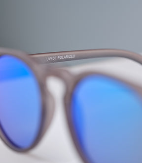 CORINZIO CLEAR GRAY FRAME - BLUE LENS SPEX