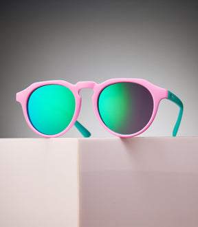 CORINZIO MATTE PINK/TEAL - BLUE/GREEN LENS SPEX