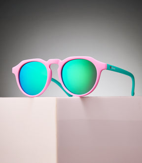 CORINZIO MATTE PINK/TEAL - BLUE/GREEN LENS SPEX