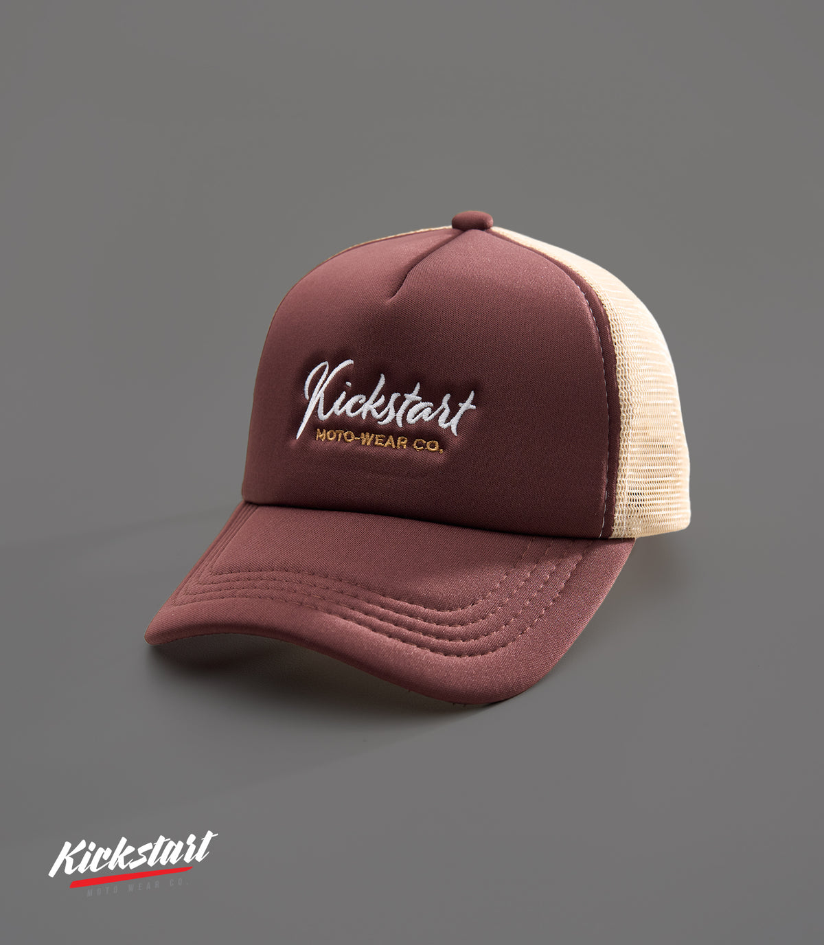 CRANK (BROWN) KICKSTART TRUCKER CAP