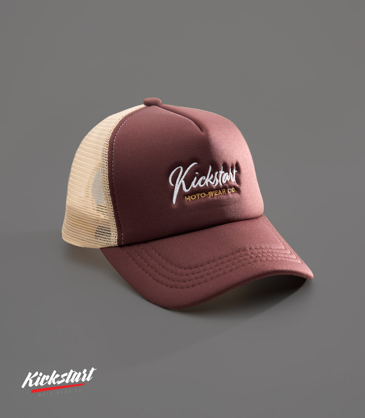 CRANK (BROWN) KICKSTART TRUCKER CAP