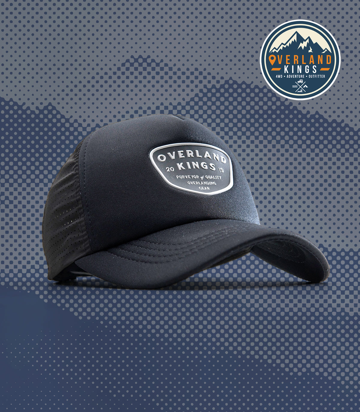 DALTON (BLACK) OK PERF+ TRUCKER CAP