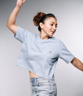 DAPHNE BELLA BOX TEE (LIGHT BLUE)