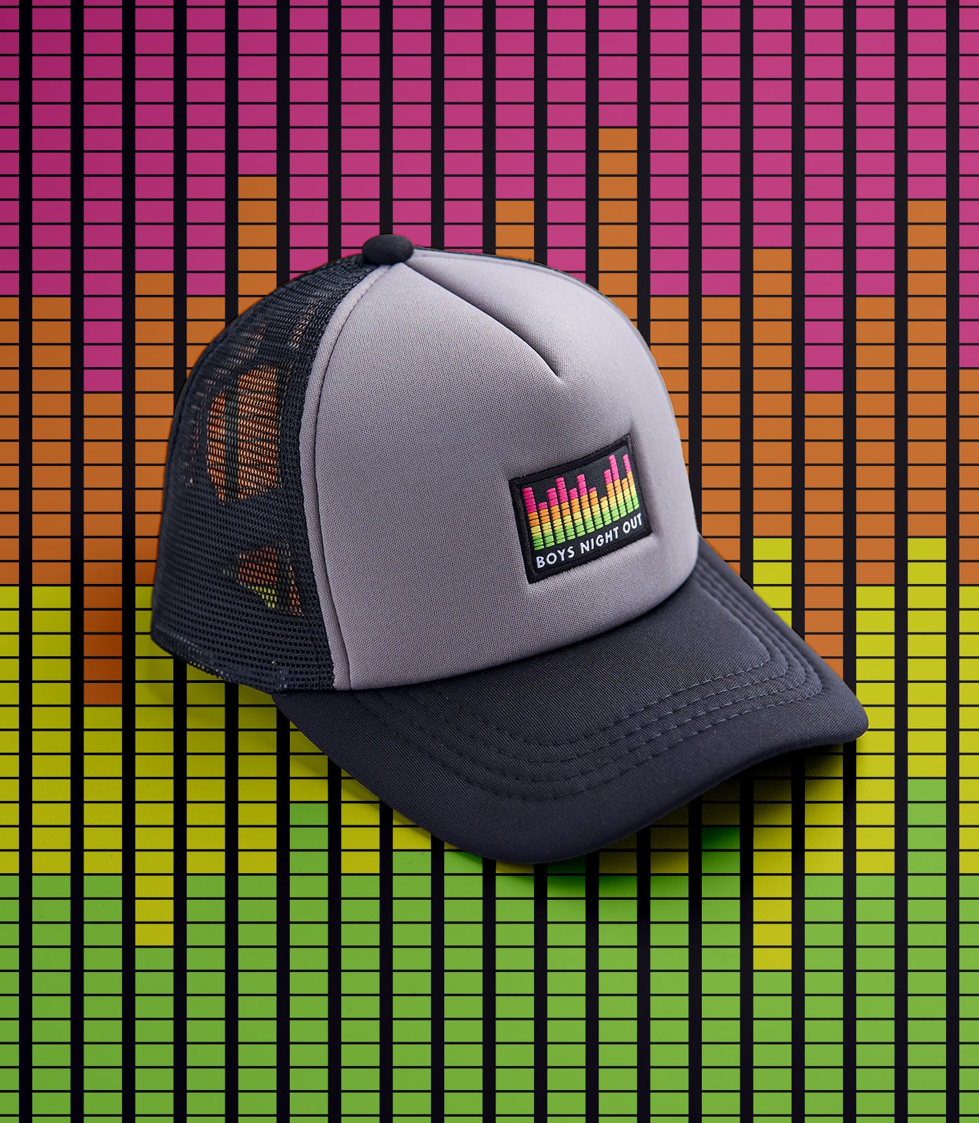 EARGASM (BLACK/GRAY) BNO TRUCKER CAP