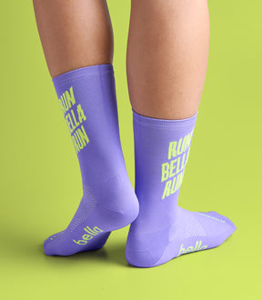FLO-JO (LAVENDER) BELLA CREW SOCKS