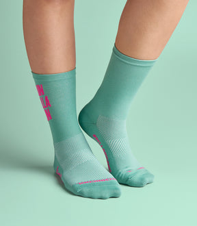 FLO-JO (PASTEL TEAL) BELLA CREW SOCKS