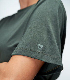 RAE (DARK GREEN BELLA TIE BACK TOP)