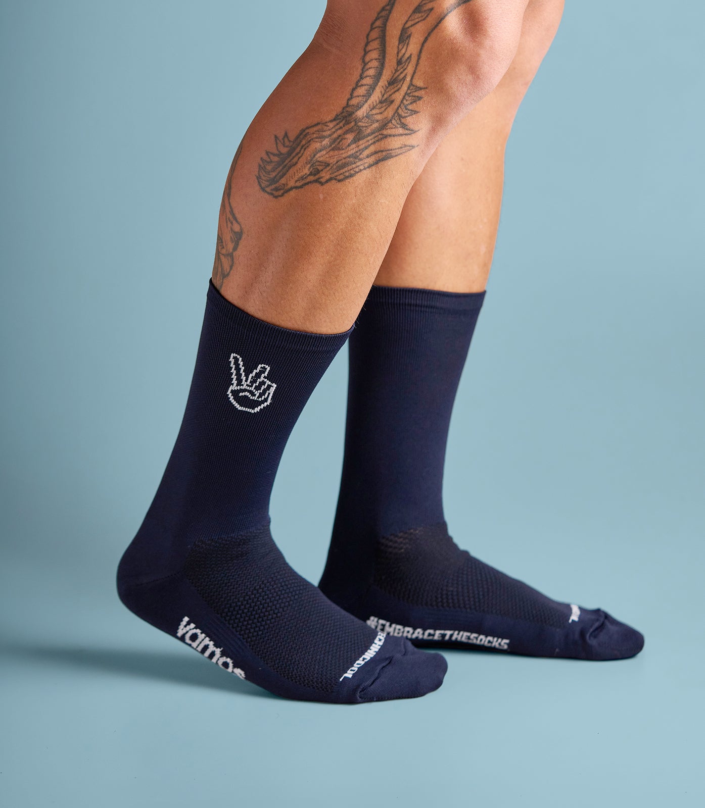 GV (NAVY) CREW SOCKS