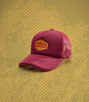 GUSTAVE PERF+ VAMOS TRUCKER CAP (MAROON)