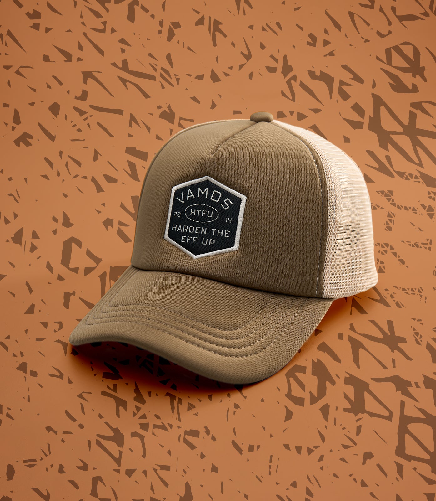 HTFU 2.0 (BROWN) VAMOS TRUCKER CAP