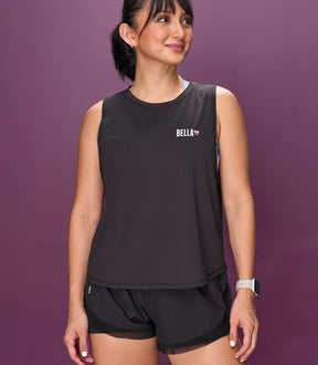 HELENA (BLACK BELLA MUSCLE TEE)
