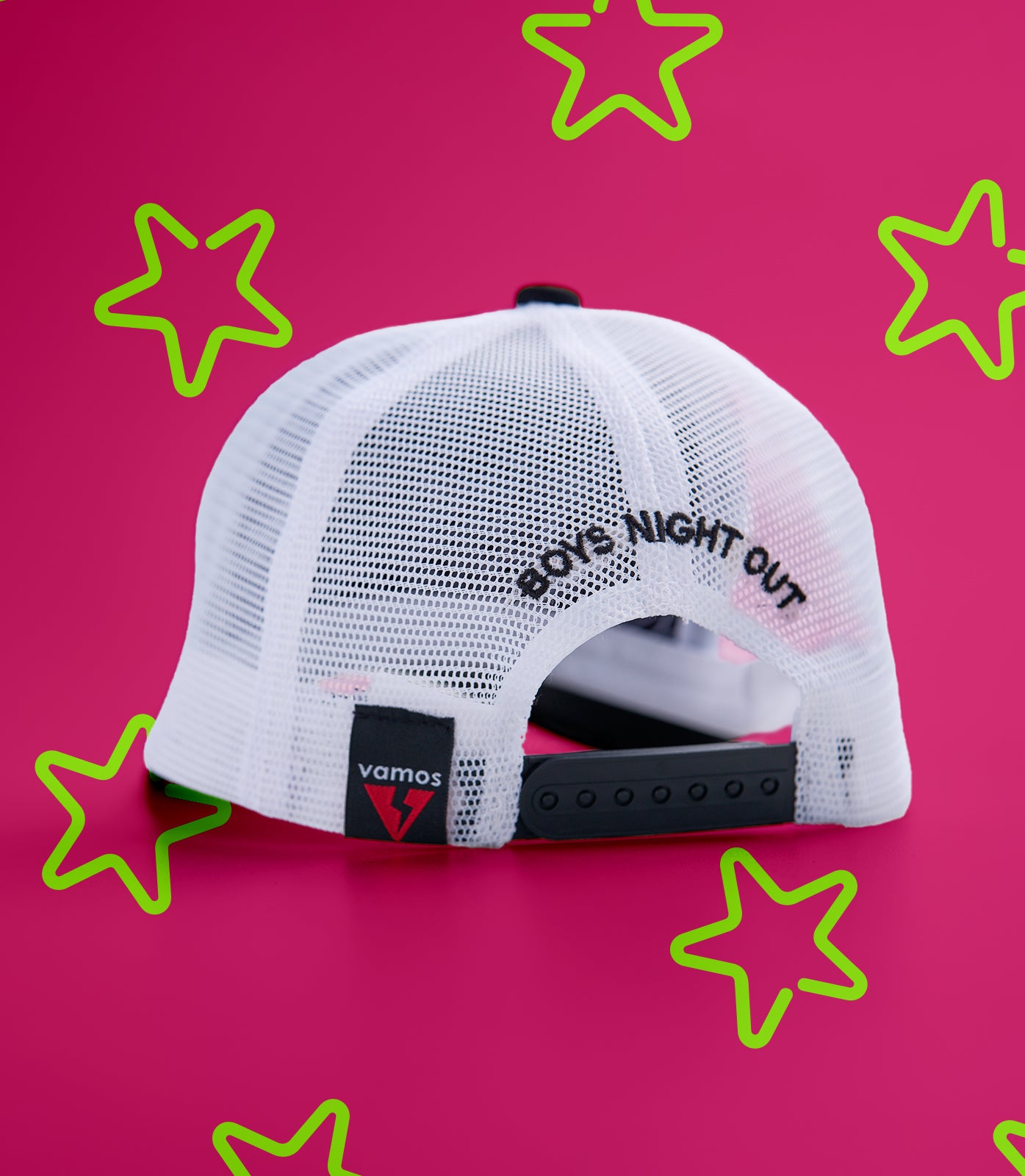 HOT SEAT (BLACK/WHITE) BNO TRUCKER CAP