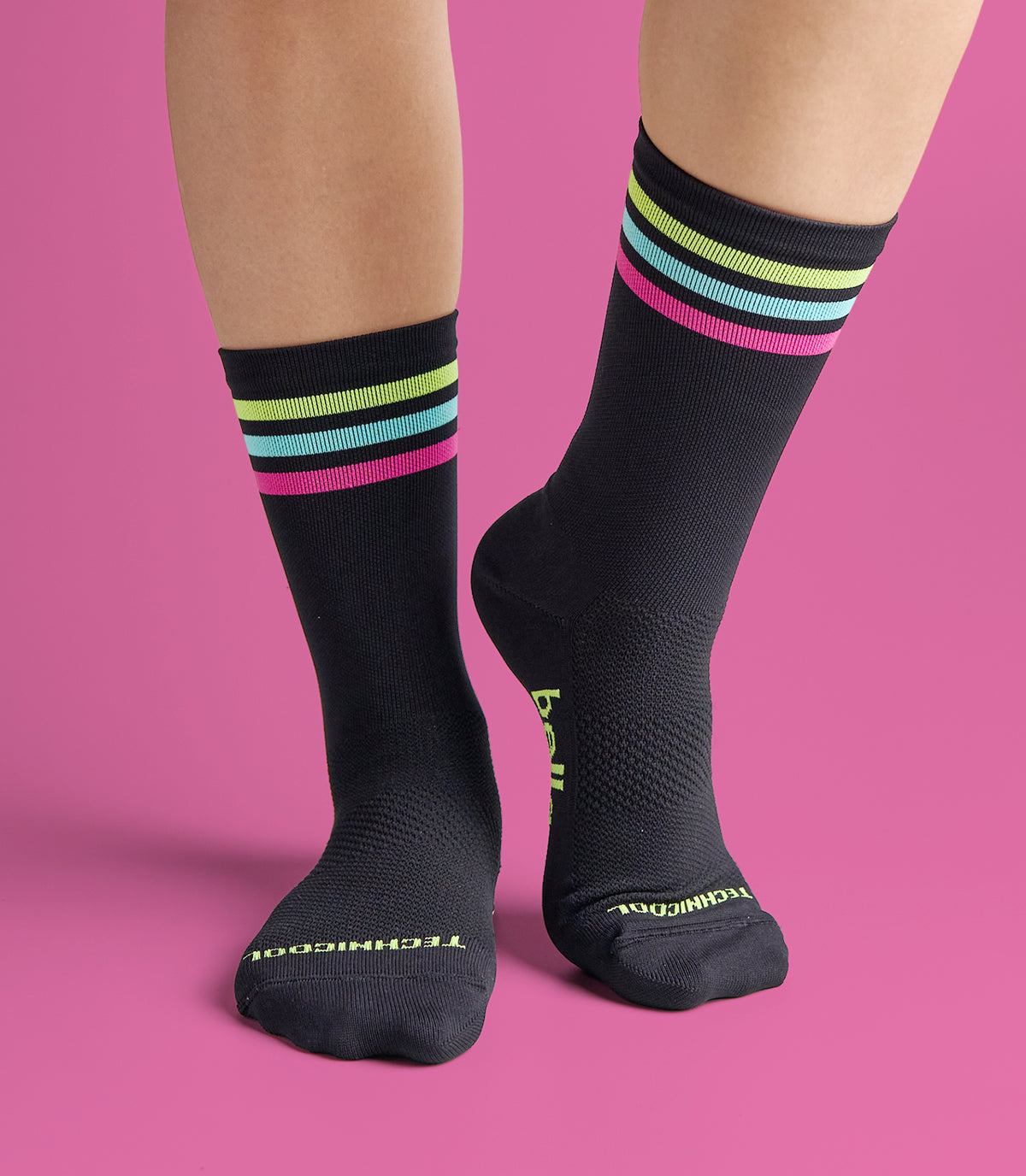JADE (BLACK) BELLA CREW SOCKS