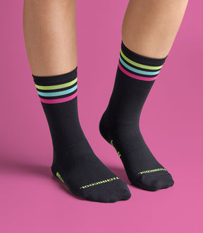 JADE (BLACK) BELLA CREW SOCKS