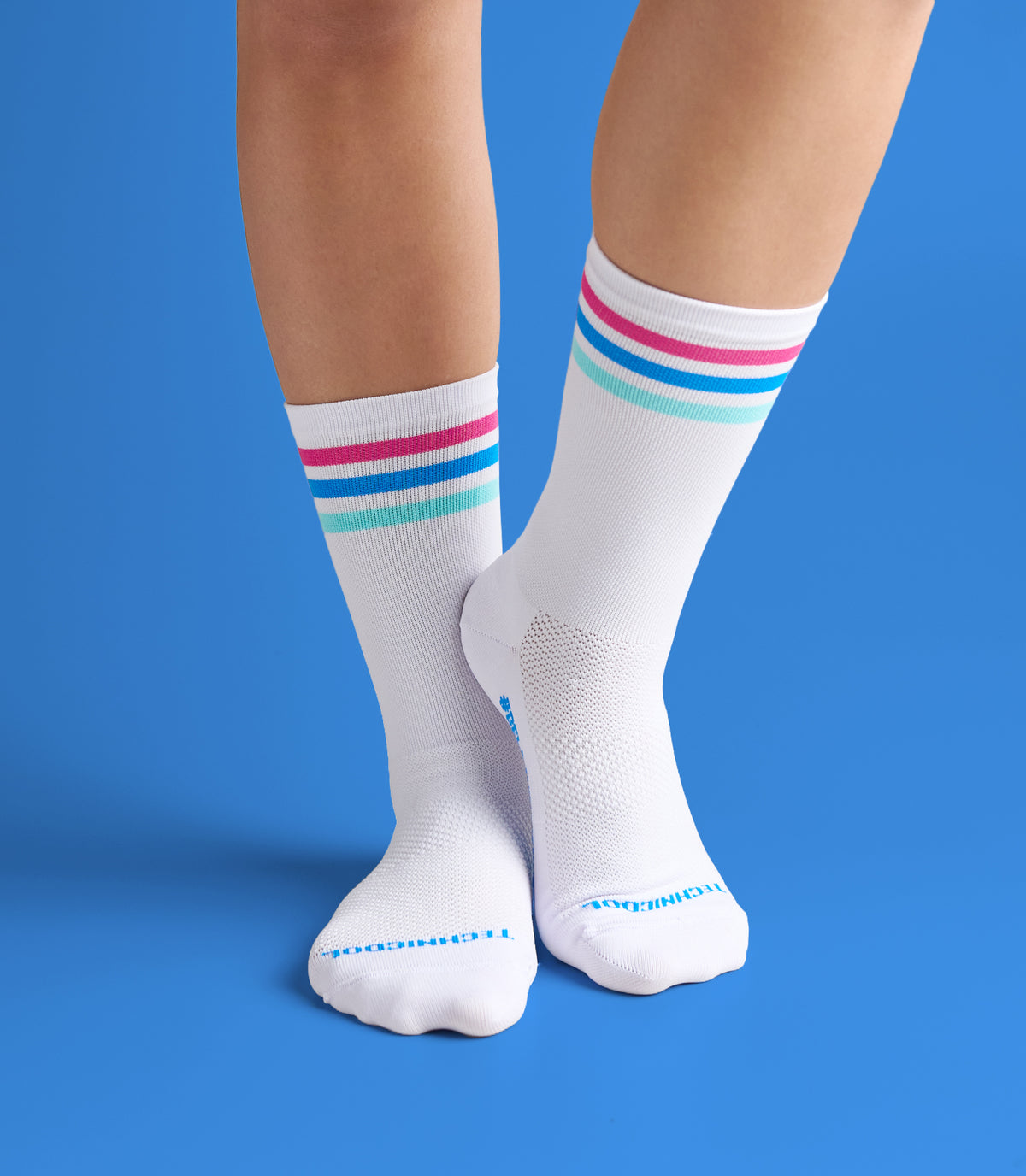 JADE (WHITE) BELLA CREW SOCKS