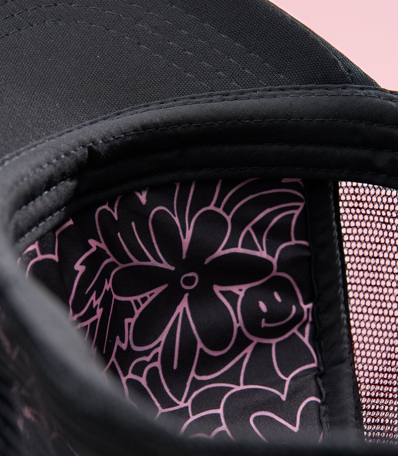 KIMBERLY (BLACK) BELLA PONY TRUCKER CAP