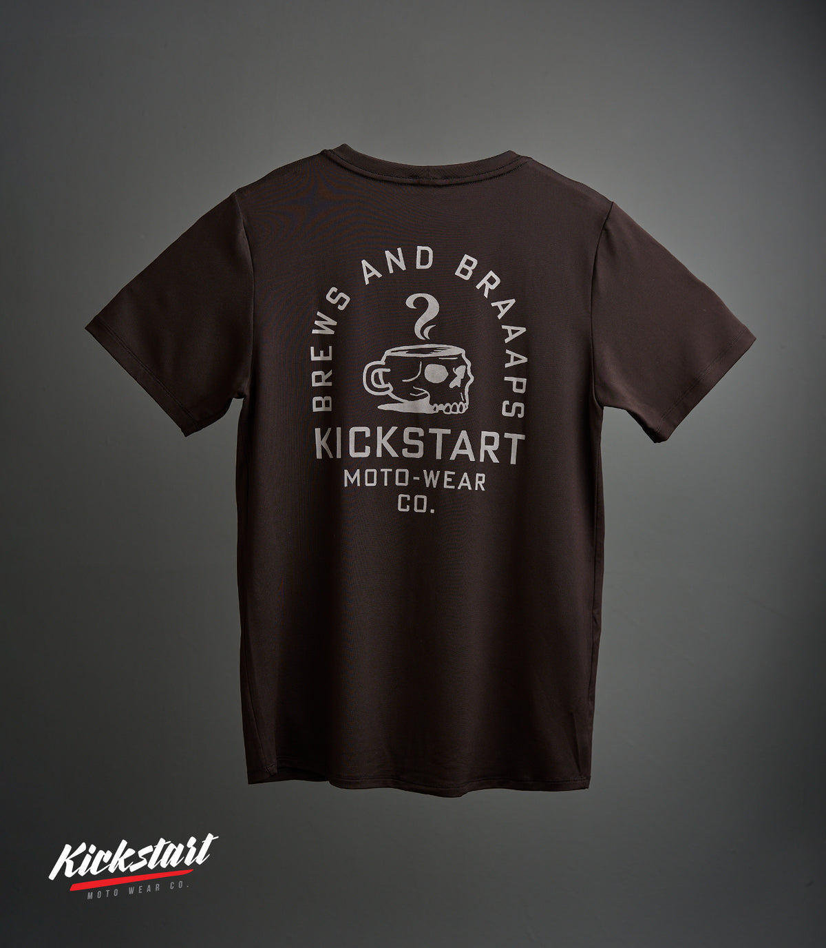 LORENZO (BLACK) KICKSTART TECH TEE