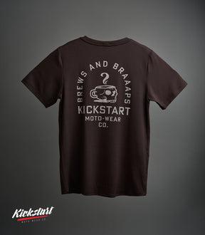 LORENZO (BLACK) KICKSTART TECH TEE