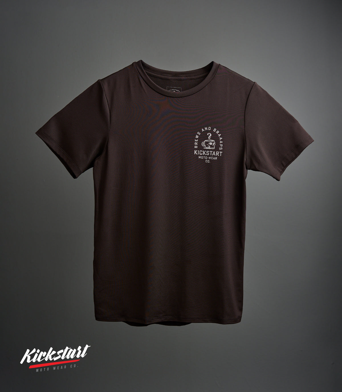 LORENZO (BLACK) KICKSTART TECH TEE