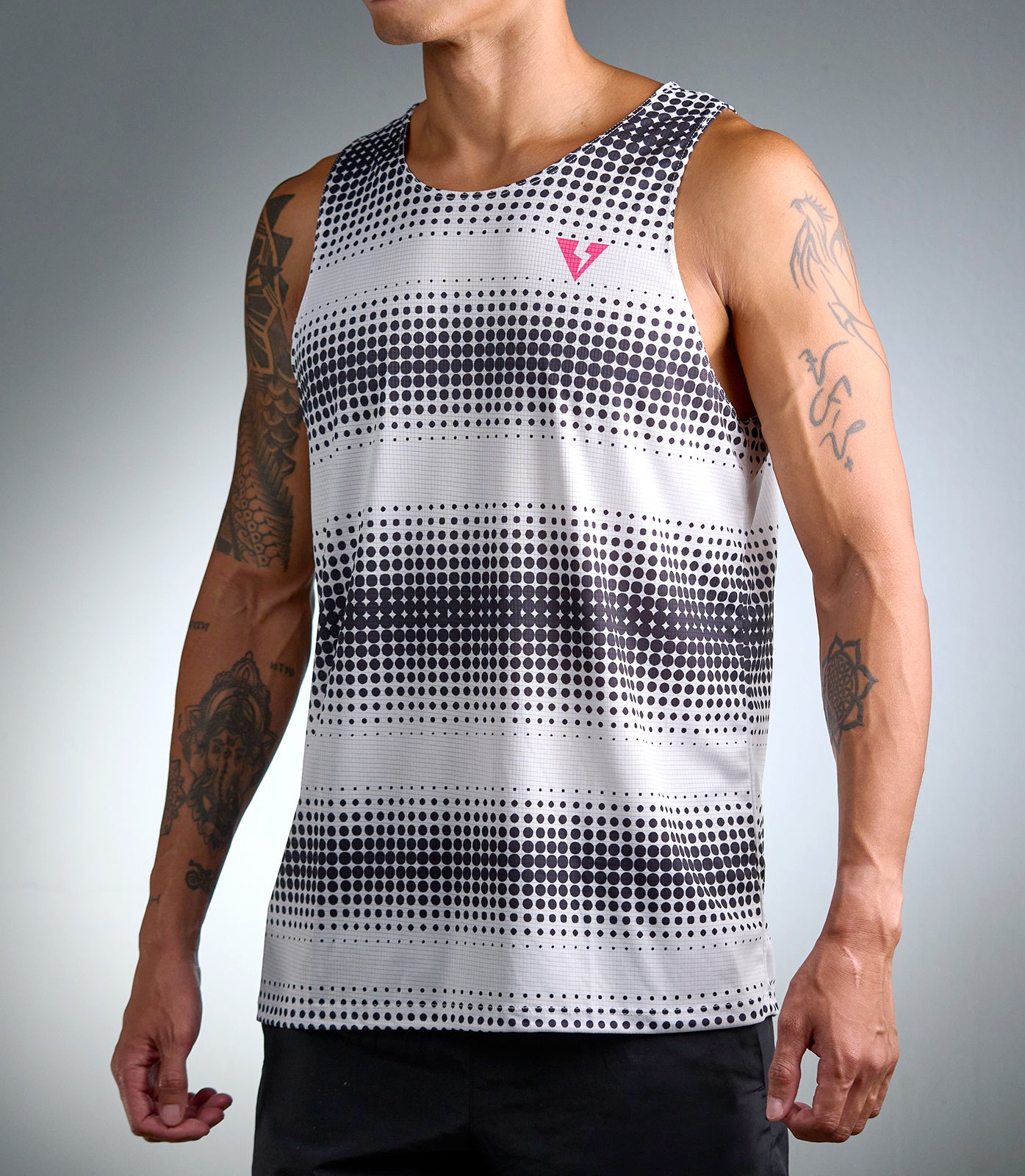 LUNAR VAMOS SINGLET (BLACK/WHITE)
