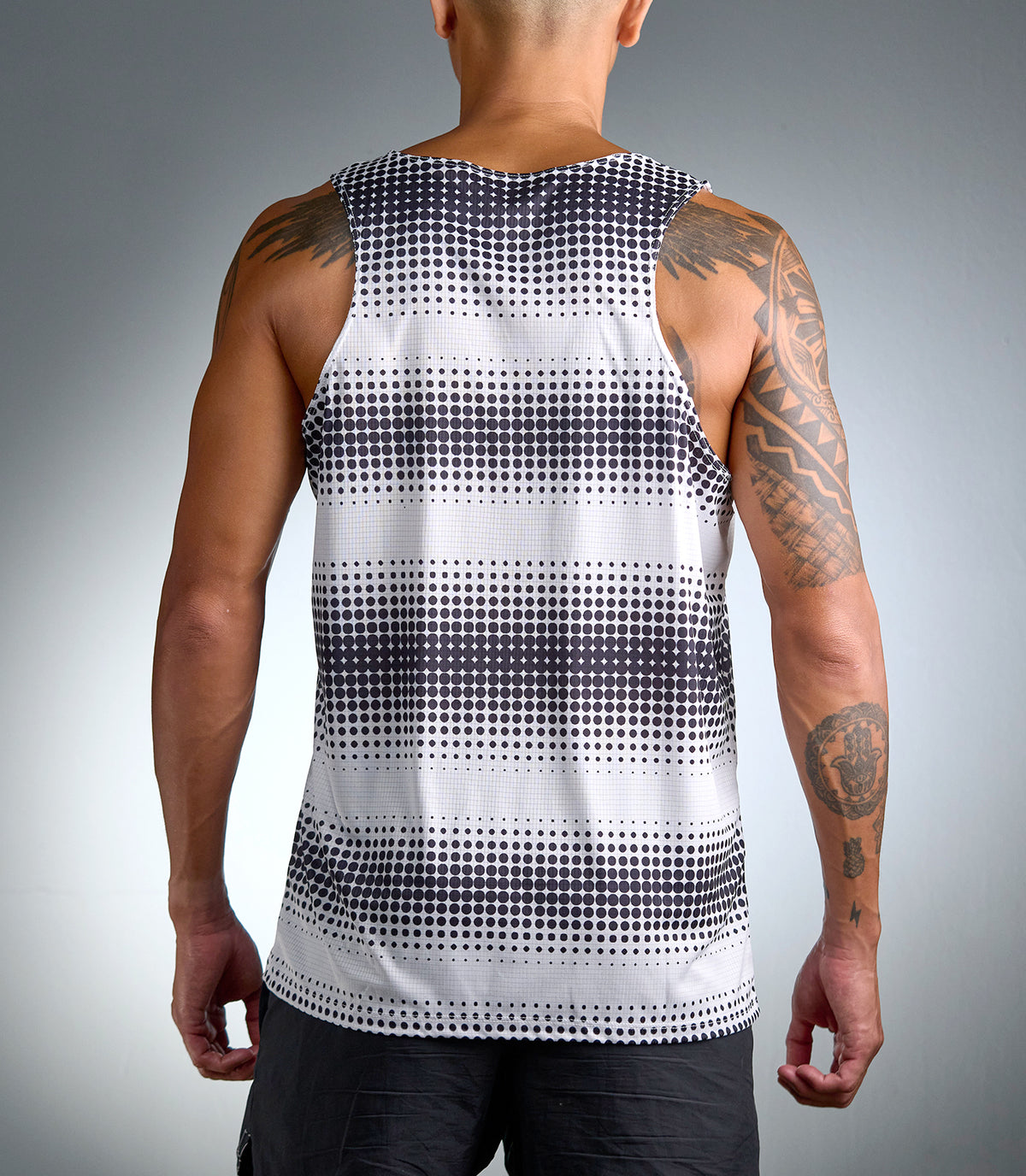 LUNAR VAMOS SINGLET (BLACK/WHITE)