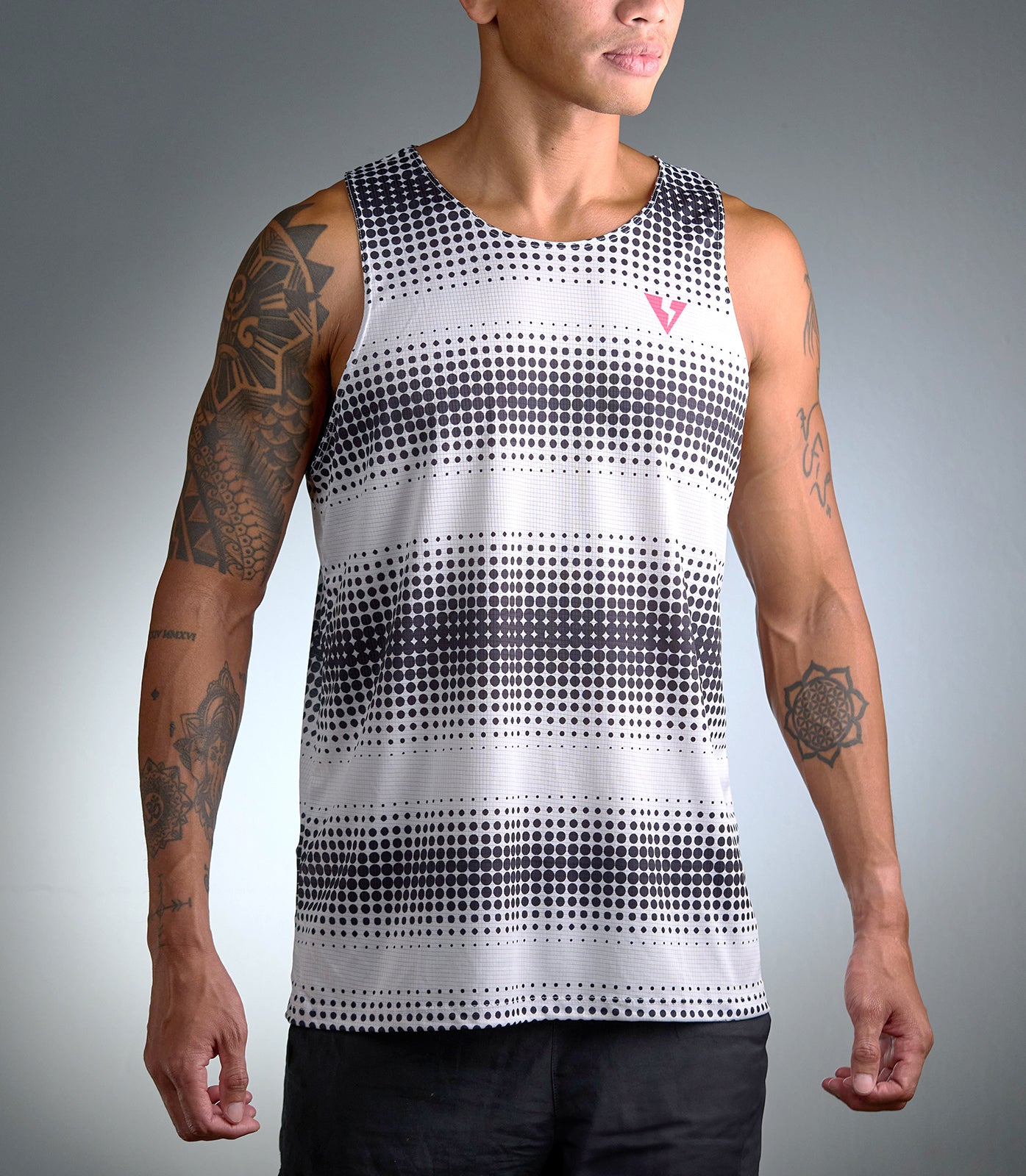 LUNAR VAMOS SINGLET (BLACK/WHITE)