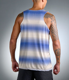 LUNAR VAMOS SINGLET (BLUE/WHITE)