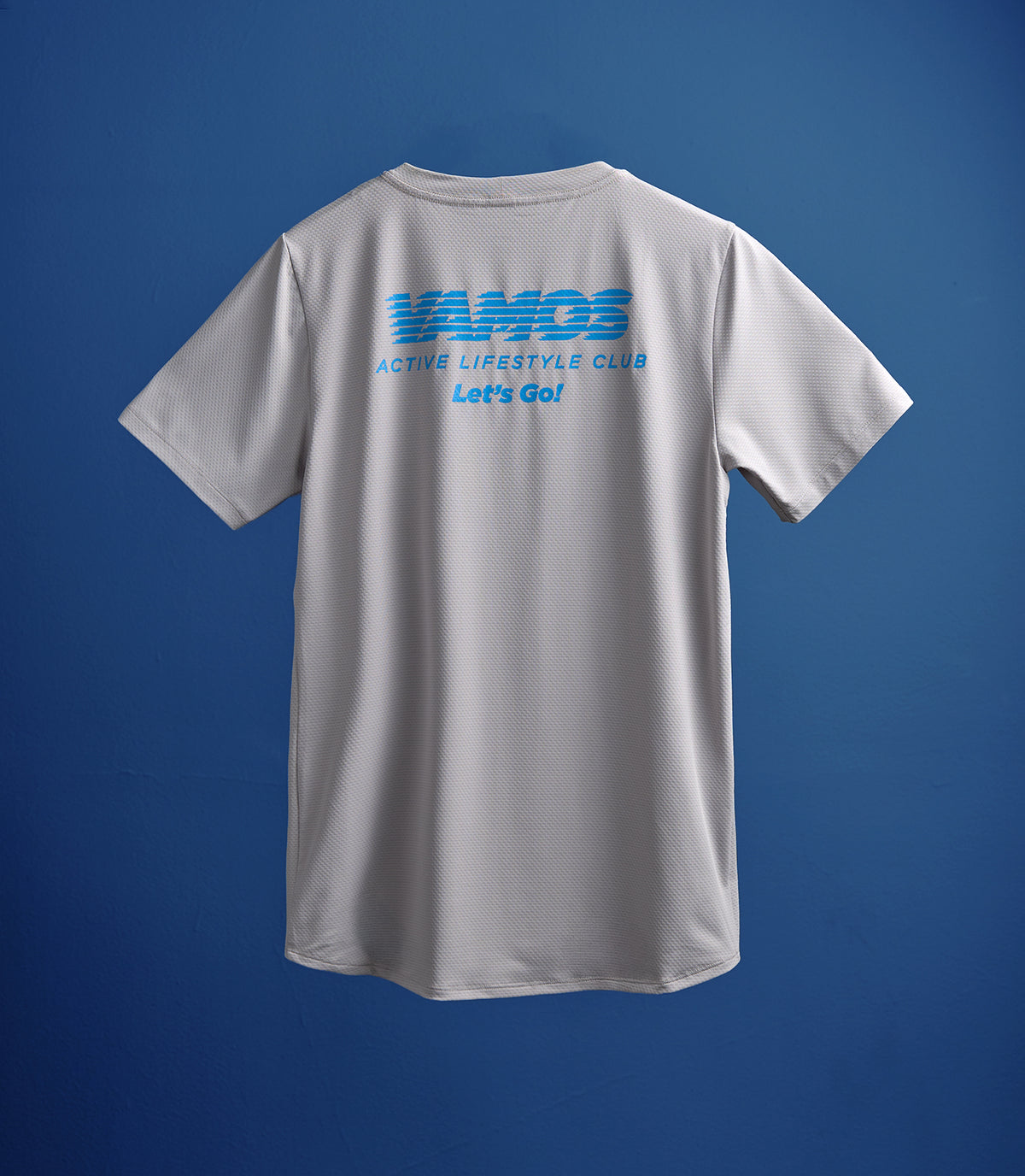 MIGUEL VAMOS JACQUARD TECH TEE (GRAY)