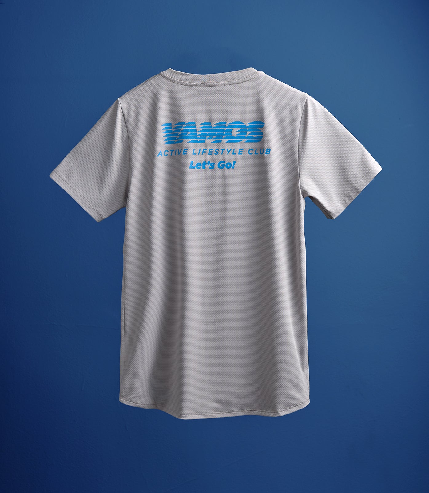 MIGUEL VAMOS JACQUARD TECH TEE (GRAY)