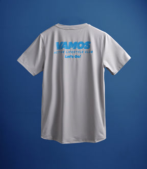 MIGUEL VAMOS JACQUARD TECH TEE (GRAY)