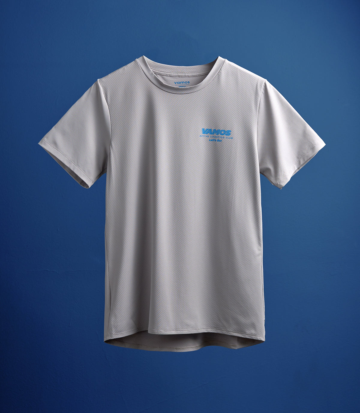 MIGUEL VAMOS JACQUARD TECH TEE (GRAY)