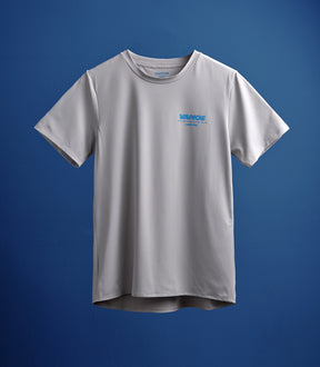 MIGUEL VAMOS JACQUARD TECH TEE (GRAY)