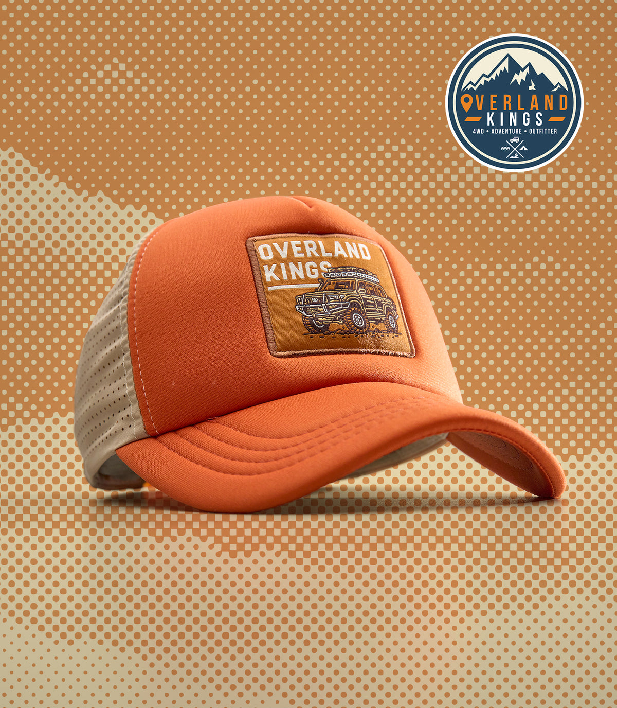 NAMIB (CREAM/ORANGE) OK PERF+ TRUCKER CAP