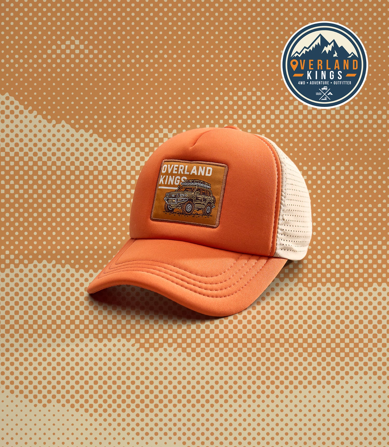 NAMIB (CREAM/ORANGE) OK PERF+ TRUCKER CAP
